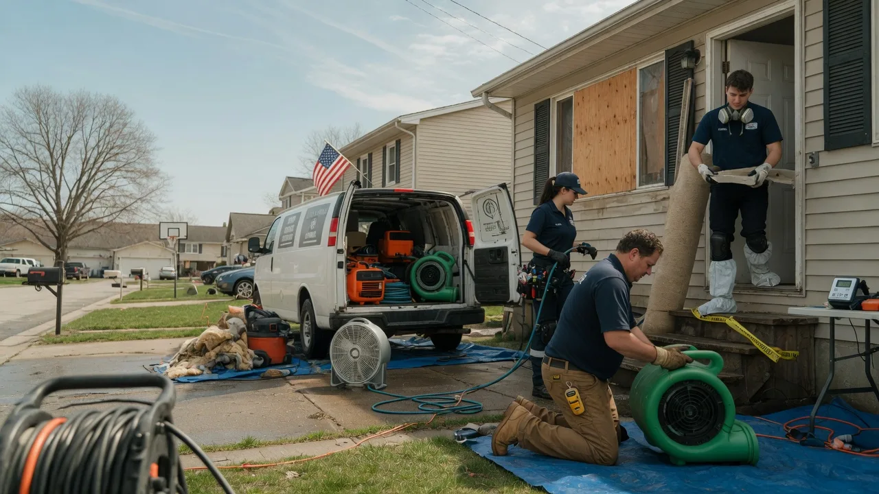 Water Damage Restoration in Fairbank, IA near me